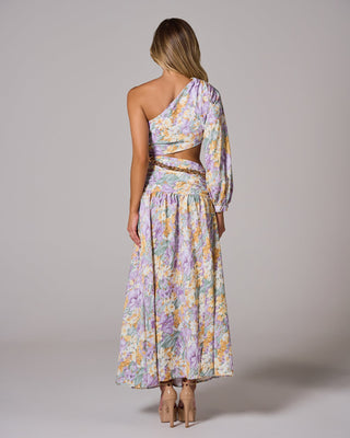 PIPA Floral One-Shoulder Maxi Dress