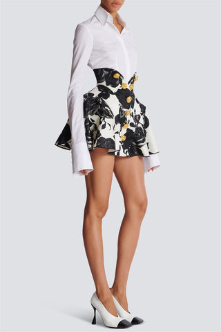 Rayne Rose Printed Mini Skirt