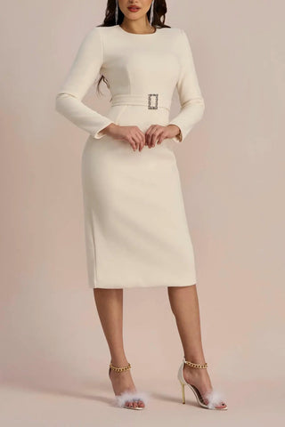 ROBERTA CAPE TOP LONG SLEEVE DRESS SET