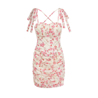 Isabeau floral print mini dress