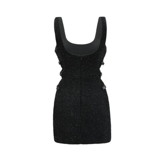 Liane bow-detail cut-out mini dress