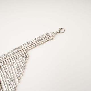 Natassia fringed crystal necklace