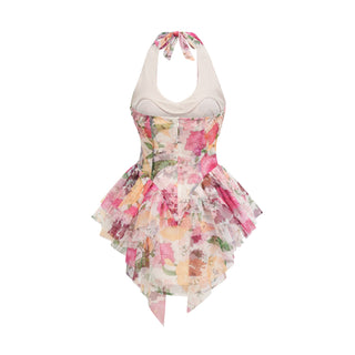 Suzette floral-print mini dress