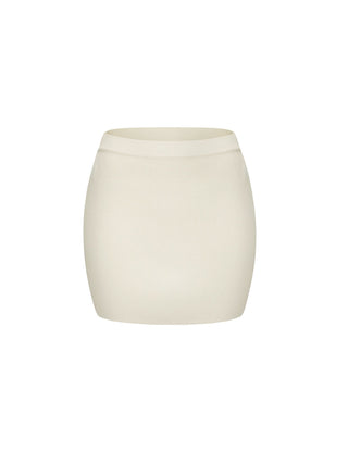 sherry Off Shoulder Furry Skirt Set