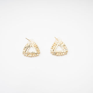 Aurore triangle crystal-embellished earrings