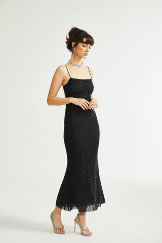 Axelle sequin-embellished dress