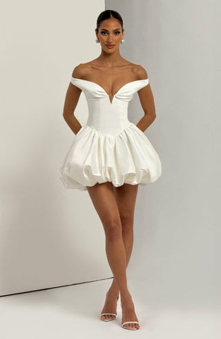 Eileen Mini Dress - Ivory