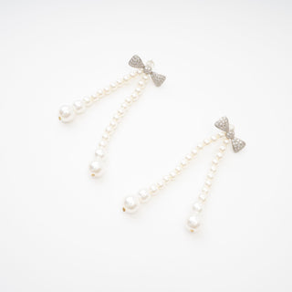 Élodie pearl-embellished stud earrings