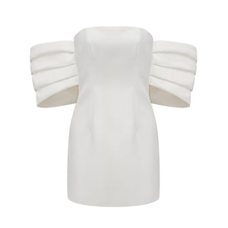 Hélène oversize-bow mini dress