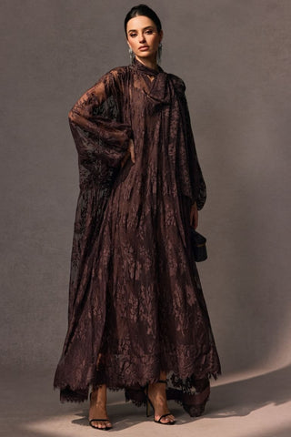 Catharine Floral Lace Sheer Maxi Dress