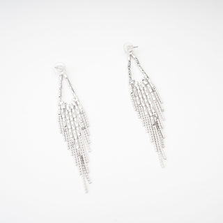 Isabelle crystal-embellished drop earrings