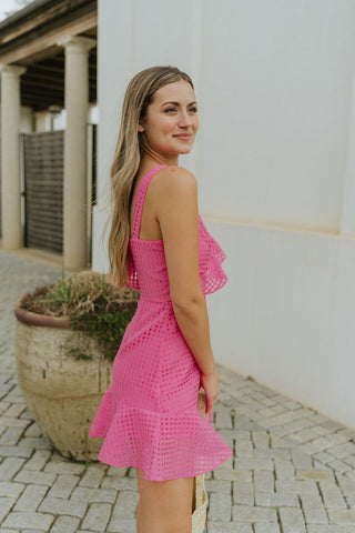 In the Moment Dress in Pink