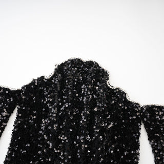 Mercédès black embellished dress