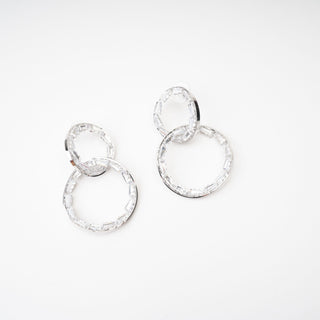 Nadine double-hoop earrings