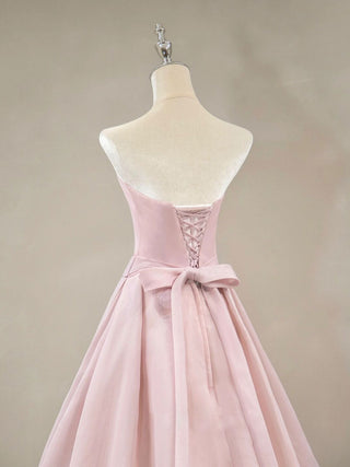 Pink strapless Prom Dress