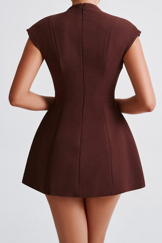 Suri Mini Dress - Brown