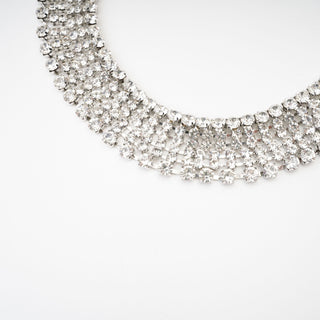 Thaïs crystal-embellished layered necklace