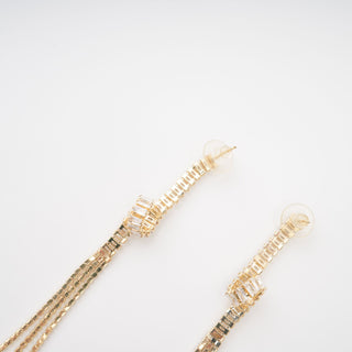 Thérèse chain tassel earrings