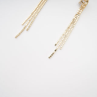 Thérèse chain tassel earrings