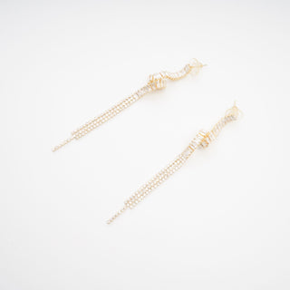 Thérèse chain tassel earrings