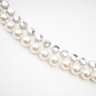 Valérie pearl-embellished layered necklace