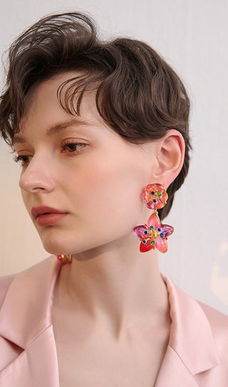 COLORFUL PETAL ALEC EARRINGS