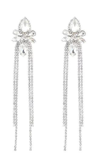 DIAMONATE EARRINGS Jewelry styleofcb WHITE 