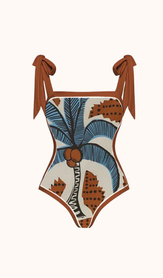 Annaka Printed Swimwear Two Piece Set Swimwear styleofcb 