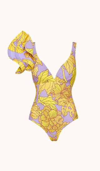 Ayodele Ruffle Swimwear Two Piece Set Swimwear styleofcb 