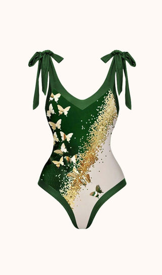 Buffy Swimwear Two Piece Set In Green Swimwear styleofcb 